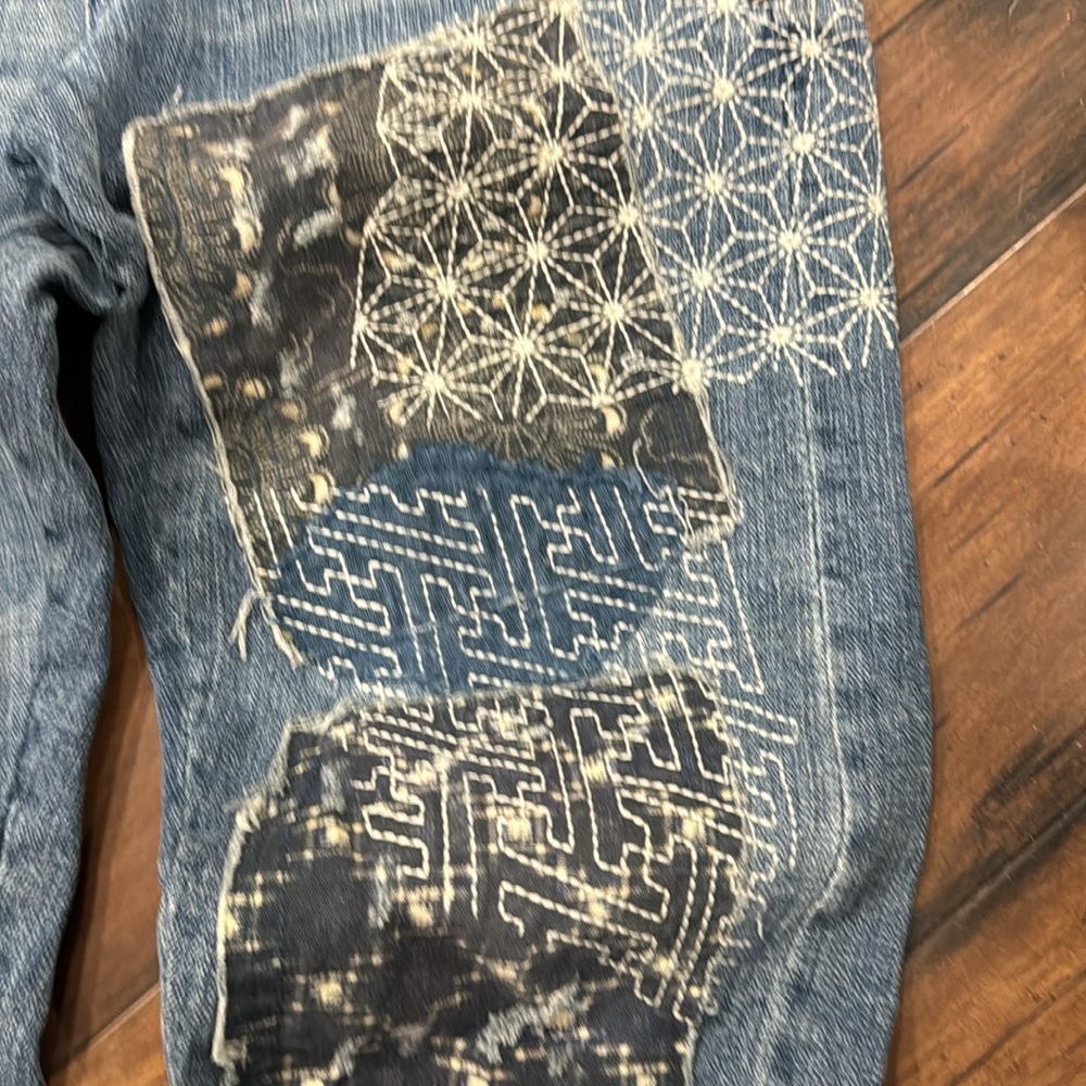 Patchwork Style Jeans - image 3